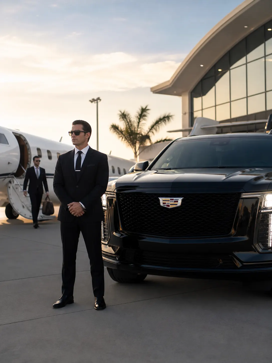 private jet car fbo limo service